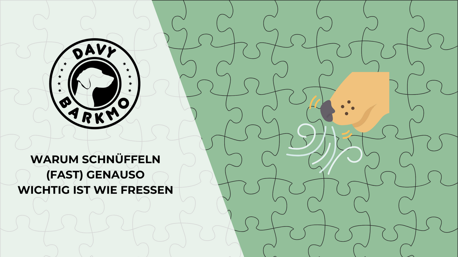 Warum schnüffeln (fast) genauso wichtig ist wie Fressen